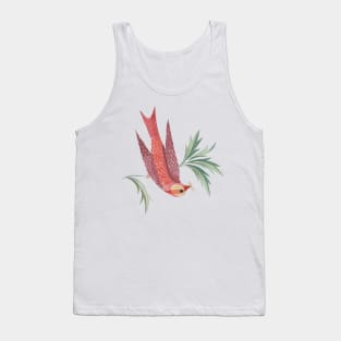 Upside Down Bird Bug Tank Top